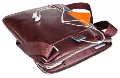 Сумка Piquadro Blue Square CA1816B2/N черная натур.кожа