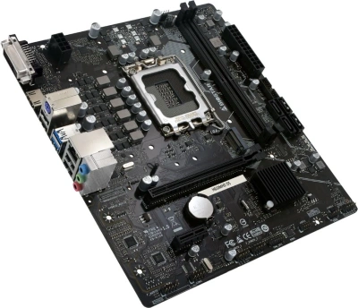 Материнская плата Biostar H610MHD D5 Soc-1700 Intel H610 2xDDR5 mATX AC`97 8ch(7.1) GbLAN+DVI+HDMI