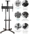 Стойка для телевизора Kromax OMEGA-19 черный 30"-70" макс.55кг напольный мобильный Стойка для телевизора Kromax OMEGA-19 черный 30"-70" макс.55кг напольный мобильный