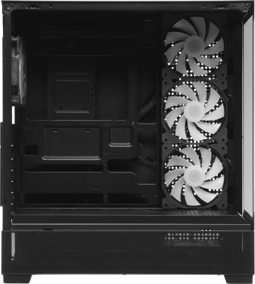 Корпус Accord ACC-ZA11B AR черный без БП ATX 3x120mm 1xUSB2.0 2xUSB3.0 audio bott PSU