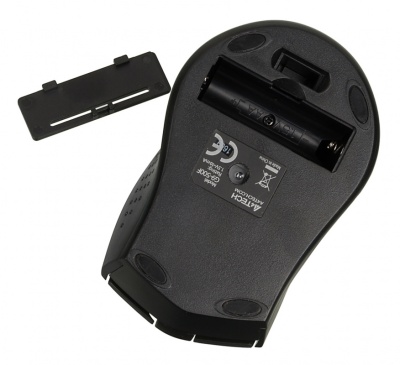 Мышь A4Tech V-Track G9-500F черный оптическая 1200dpi беспров. USB 4but