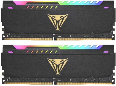 Память DDR4 2x8GB 3200MHz Patriot PVSR416G320C8K Viper Steel RGB RTL Gaming PC4-25600 CL18 DIMM UDIMM 288-pin 1.35В dual rank с радиатором Ret