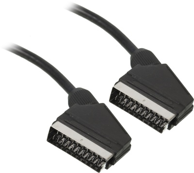 Кабель соединительный аудио-видео Buro SCART (m)/SCART (m) 1м. черный (BSC001-B-1)