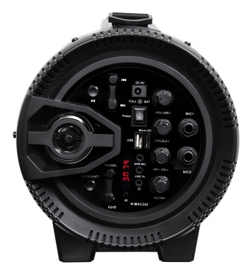 Минисистема Hyundai H-MAC220 черный 45Вт FM USB BT SD/MMC