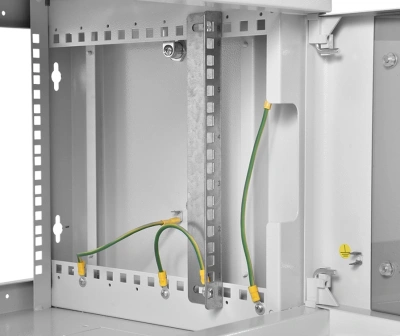Шкаф коммутационный ЦМО (ШРН-6.350) настенный 6U 600x350мм пер.дв.стекл 200кг серый 300мм 11.43кг 180град. 345мм IP20 металл