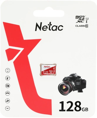 Флеш карта microSDXC 128GB Netac NT02P500ECO-128G-S P500 Eco w/o adapter