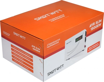 Стабилизатор напряжения Smartwatt AVR Slim 1500RW 1500ВА белый
