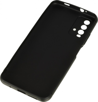 Чехол (клип-кейс) BoraSCO для Xiaomi Redmi 9t Silicone Case черный (39914)