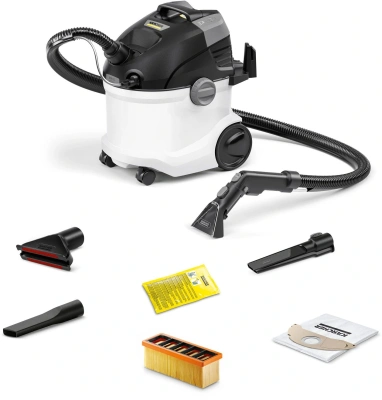 Пылесос моющий Karcher SE 5 Car 1000Вт белый/черный (в компл.:1мешок)