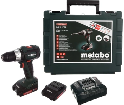 Дрель-шуруповерт Metabo BS 18 LT BL аккум. патрон:быстрозажимной (кейс в комплекте) (602325500)