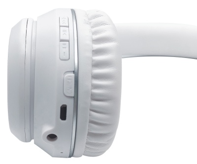Гарнитура накладные Hyundai H-HP103 белый беспроводные bluetooth оголовье