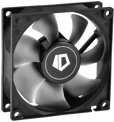 Вентилятор для корпуса ID-Cooling NO-8025-SD 80х80x25 черный 3-pin 21дБ Ret