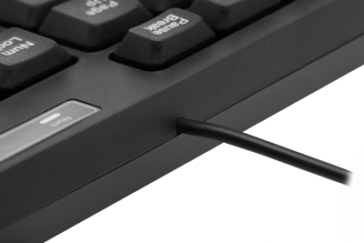 Клавиатура Defender HB-164 черный USB (45164) кабель 1.8м