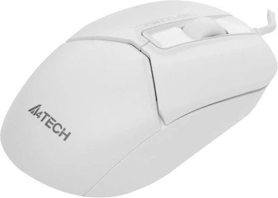Мышь A4Tech Fstyler FM12S белый оптическая 1200dpi silent USB 3but (FM12S WHITE)