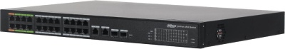 Коммутатор Dahua DH-LR2226-24ET-360 (L2) 24x100Мбит/с 2x1Гбит/с 2xКомбо(1000BASE-T/SFP) 22PoE+ 2PoE++ 360W управляемый