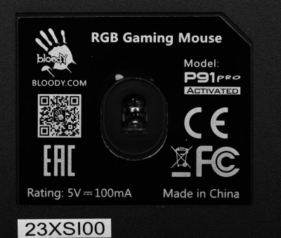 Мышь A4Tech Bloody P91 Pro черный оптическая 16000dpi USB 8but