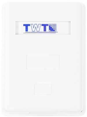 Розетка Lanmaster TWT-SM1-45-WHRJ45 кат.5E бел. (упак.:1шт)