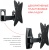 Кронштейн для телевизора Holder LCDS-5037 металлик 19"-50" макс.30кг настенный поворот и наклон Кронштейн для телевизора Holder LCDS-5037 металлик 19"-50" макс.30кг настенный поворот и наклон