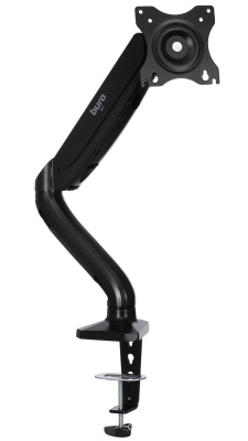 Кронштейн для мониторов ЖК Buro M1 черный 17"-27" макс.9кг крепление к столешнице поворот и наклон