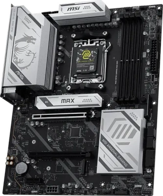 Материнская плата MSI MAG X870E GAMING MAX WIFI Socket AM5 AMD X870E 4xDDR5 ATX AC`97 8ch(7.1) 5Gigabit RAID+HDMI