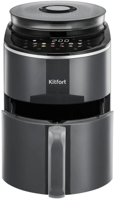 Аэрогриль Kitfort КТ-8155 4.5л 1500Вт серый