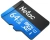 Флеш карта microSDXC 64GB Netac NT02P500STN-064G-R P500 + adapter
