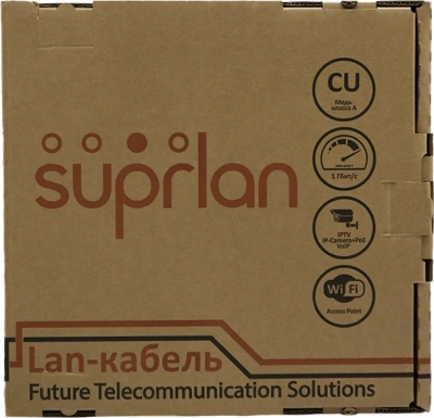 Кабель сетевой информационный Suprlan Premium 01-1032-1 кат.5E FTP 4 пары 24AWG LSZH внутренний 305м серый