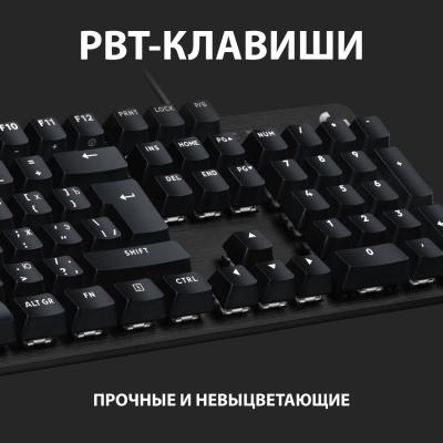 Клавиатура Logitech G413 SE механическая черный USB for gamer LED (920-010438) кабель 1.8м