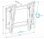 Кронштейн для телевизора Holder LCD-T2609 черный 19"-50" макс.40кг настенный наклон