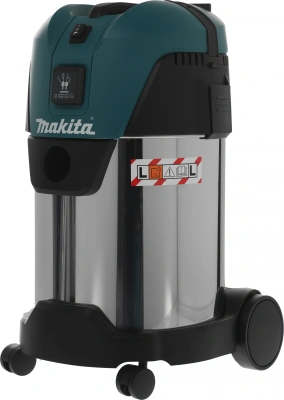 Строительный пылесос Makita VC3011L (уборка: сухая/влажная/сбор воды) зеленый