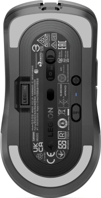 Мышь Lenovo Legion M600s Qi Wireless Gaming темно-серый оптическая 19000dpi беспров. BT/Radio USB 5but (GY51H47355)