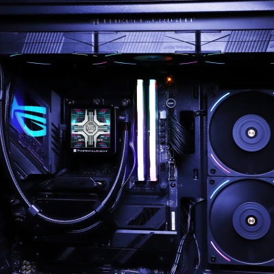 Система водяного охлаждения Thermalright Frozen Vision 360 V2 ARGB Soc-AM5/AM4/1200/1700/1851 черный 4-pin 27dB Al LCD Ret (F-VISION-360-BL-ARGB-V2)