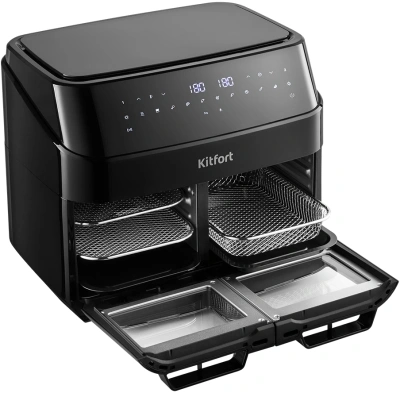 Аэрогриль Kitfort КТ-8153 12л 2600Вт черный