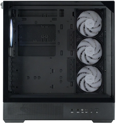 Корпус Zalman P40 Prism Plus черный без БП ATX 5x120mm 2xUSB3.0 audio bott PSU