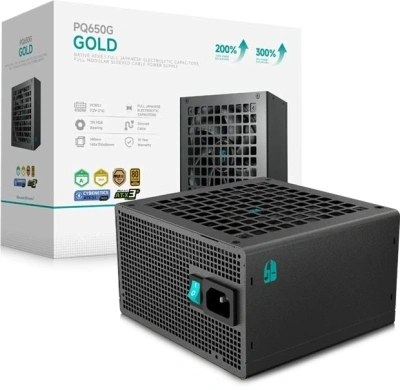 Блок питания Deepcool ATX 650W GamerStorm PQ650G Gen.5 80+ gold (20+4pin) APFC 120mm fan 6xSATA Cab Manag RTL