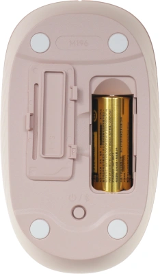 Мышь Logitech M196 розовый оптическая 1000dpi беспров. BT для ноутбука 2but (910-007317)
