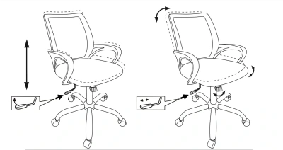 Кресло Бюрократ CH-695NSL черный экокожа крестов. металл хром
