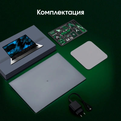 Ноутбук Digma Pro Cursus Ryzen 5 3500U 16Gb SSD512Gb AMD Radeon Vega 8 15.6" IPS FHD (1920x1080) Windows 11 Pro grey WiFi BT Cam 5500mAh (DN15R5-ADXW10)