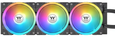 Система водяного охлаждения Thermaltake MAGFloe 360 Ultra ARGB Soc-AM5/AM4/1200/1700/1851 черный 4-pin 30.6-32.5dB Al LCD 355W Ret (CL-W432-PL12SW-A)