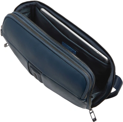 Сумка кросс-боди мужская Piquadro Victor CA7175W143/BLU синяя натур.кожа