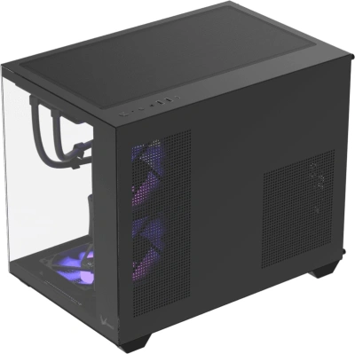 Корпус Formula Crystal Z2M Plus AR V2 черный без БП mATX 6x120mm 2x140mm 1xUSB2.0 1xUSB3.0 audio bott PSU