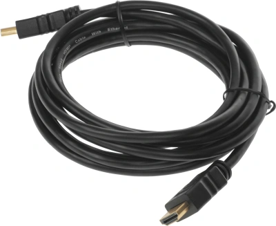Кабель аудио-видео KingPrice KP-HDMI-v1.4-3m HDMI (m)/HDMI (m) 3м. позолоч.конт. черный