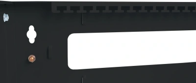 Кронштейн телекоммуникационный Cabeus NC-6U-BK настен. регул.глуб. 6U 19" 450мм нагр.:15кг черный