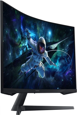 Монитор Samsung 27" Odyssey G5 S27CG550EI черный VA LED 1ms 16:9 HDMI матовая 300cd 178гр/178гр 2560x1440 165Hz FreeSync DP 2K USB 4.1кг