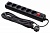 Сетевой фильтр Buro 600SH-16-5-B 5м (6 розеток) черный (коробка)