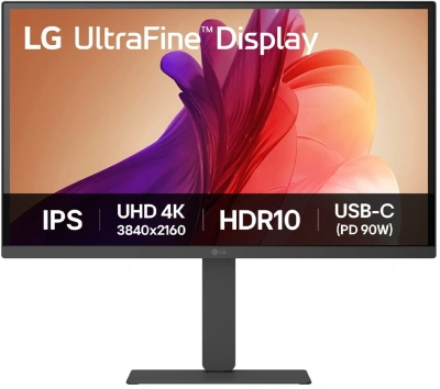 Монитор LG 27" UltraFine 27U730A-B черный IPS LED 16:9 HDMI M/M матовая HAS 1000:1 300cd 178гр/178гр 3840x2160 60Hz DP 4K USB 7.7кг