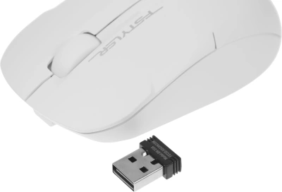 Мышь A4Tech Fstyler FG15CS Air2 белый оптическая 1200dpi silent беспров. USB для ноутбука 3but