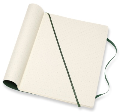 Блокнот Moleskine CLASSIC SOFT QP623K15 XLarge 190х250мм 192стр. нелинованный мягкая обложка зеленый