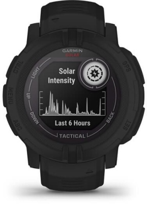 Смарт-часы Garmin Instinct 2 Solar 45мм 0.9" AMOLED корп.черный рем.черный (010-02627-03)