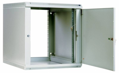 Шкаф коммутационный ЦМО ШРН-Эконом (ШРН-Э-12.500.1) настенный 12U 600x520мм пер.дв.металл 75кг серый 470мм 19.6кг 180град. 608мм